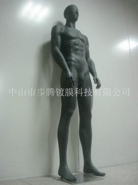 供應(yīng)展示運(yùn)動(dòng)服男*/*服裝展示道具/電鍍玻璃鋼*