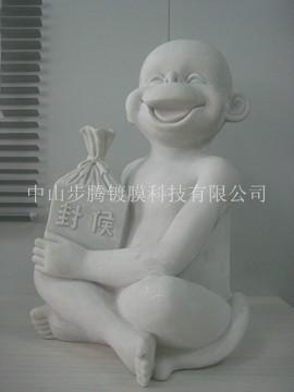 供應(yīng)猴子樹脂工藝品/BTGYD-30/真空電鍍樹脂工藝品