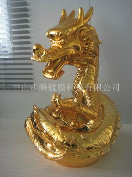 电镀树脂龙马精神吉祥工艺品图片