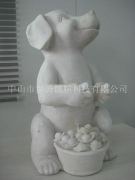 供應(yīng)室內(nèi)裝飾富貴狗動(dòng)物樹脂工藝品/電鍍加工樹脂工藝品