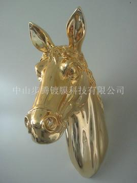 供應馬到功成樹脂室內(nèi)裝飾掛件/真空電鍍樹脂工藝品