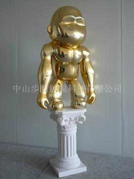 供应猴子树脂工艺品/BTGYD-30/真空电镀树脂工艺品