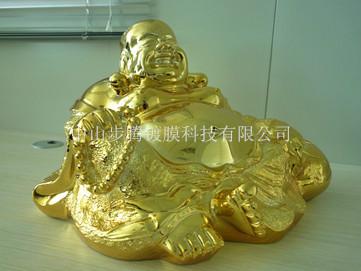 供應(yīng)電鍍金佛像樹脂工藝品/招財佛/電鍍加工樹脂工藝品