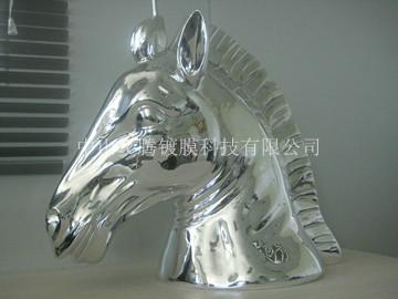 供應馬到功成樹脂室內(nèi)裝飾掛件/真空電鍍樹脂工藝品